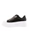 897-23Y Women's Sneakers - Lace-Up, Zippered Thick Sole - 3