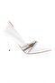 Ysf-07-23y Women's Silver Stone Banded Evening Dress Shoes