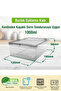 1 Liter 20 Pieces Self Lid, Locking, Suitable for Freezer Storage Container - 2
