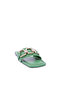 115-23y Women's Silver Stone Slippers with Accessories - 2
