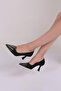 639 Women's Stoned Heeled Shoes - 5