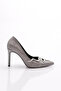 Women's Heeled Shoes Platinum Striped 62722859
