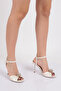 3107 Women's Stone Ball Detailed Heels - 5
