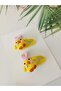 Chick Amigurumi Handmade Organic 2-Piece Snap Buckle Niche Hair Accessory