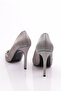 Women's Heeled Shoes Platinum Striped 62722859 - 3