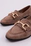 Mink Suede Women's Laofer Shoes - 4461535 - 4