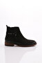 8706 حذاء كلاسيكي للرجال من الجلد الطبيعي باللون الأسود من NUBUCK