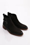 8706 حذاء كلاسيكي للرجال من الجلد الطبيعي باللون الأسود من NUBUCK - 2