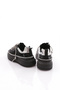 Women's Stone Rope Laced Thick Sole Sports Shoes Black Parachute Black 35662682 - 3