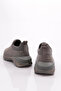 Women's Thick Sole Lace-Up Sneaker Shoes Gray 84133410 - 3
