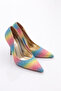 Women's Heeled Shoes Multi Glitter 56613557 - 2