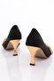 Women's Heeled Shoes Black Scuba Beige 29335910 - 3