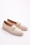 Women's Loafer Shoes Genuine Leather Ecru 51102678 - 2
