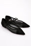 Women's Pointed Toe Ballerinas Black Calfskin 2883557 - 2