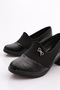 23031 Women's Ribbon Patterned Heeled Shoes - 4