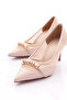 Heeled Shoes with Side Holes Ecru 25412821 - 4