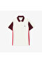 Men's Regular Fit Color Blocked White Polo - 4