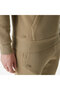 Men's Relaxed Fit Hooded Printed Beige Sweatshirt - 6