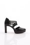 218 Women's Ankle Belted Heeled Shoes