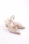 Women's Stone String Detail Heeled Evening Shoes Gold Imported 262341102141422322 - 2
