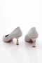 Women's Classic Heeled Shoes Silver Crystal 451221029 - 3