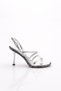 2432 Women's Back Tie Heeled Evening Dress Shoes