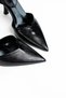Celandia Black Metallic Skin Women's Heeled Shoes - 9