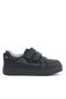 Genuine Leather Anatomical Black and White Lace-Up Lightweight Children's Sports Shoes - 5