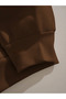 3 Thread Thick Fluffy Brooklyn Brown Unisex Kangaroo Pocket Hooded Sweatshirt Hoodie - 4