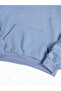 3 Thread Thick Fluffy Enjoy Printed Baby Blue Unisex Kangaroo Pocket Hooded Sweatshirt Hoodie - 4