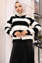 4074 Buttoned Short Knitwear Cardigan Black - 5