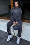 Smoked Crew Neck Top and Bottom Tracksuit Set Mg2213 - 2