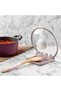 Pot Lid Holder with Spoon Holder Pot Lid Stand Practical Spoon Ladle Coaster Organizer () Glbl - 3