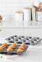 12-Piece Muffin Mold Cupcake Capsule Oven Mini Cake Brownie Cake Container Fireproof Non-Stick - 4