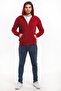 Samson Men's Polar Claret Red Winter Fleece - 4