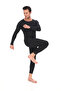 Winter Thermal Underwear Unisex Cotton Stretchable Comfortable Fleece Lined Inner and Outer Underwear Set - 5
