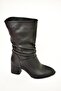 T 848243009   Black Thick Heeled Women's Boots - 6