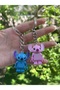 Stitch and Angel Mini Figure Couple Keychain (2 Items)