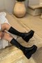 Kias Black Stretch Zippered Women's Boots - 2