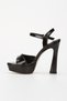 Hard Mirror High Platform Women's Evening Dress Shoes - 5