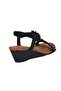 24Y151-1 Women's Feta Wedge Sole Stone Sandals - 5