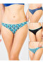 Pack of 3 - Cotton Floral Print Bikini