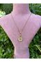Enameled Lion Detailed Stainless Steel Chain Necklace - 4