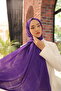 F نمط شال أرجواني - 3