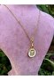 Enameled Lion Detailed Stainless Steel Chain Necklace - 2