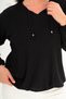 Plus Size New Season Gathered Collar, Elastic Sleeves and Hem, Flexible Comfort Model, Stylish Knitwear Sweater - 7
