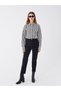 By-3950 Women's Black High Waist Pocket Full Lycra Mom Jeans Skinny Leg Jeans - 4