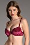 Velvet Double Push-up Padded Bra C18185 Purple - 3