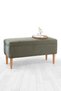 Glend Sandıklı Bench Puf - Yeşil