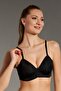 Non-wired Laser Seamless Covered Bra C26115 Black - 2